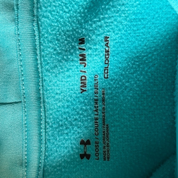 Under Armor teal hoodie/sweatshirt size medium - Picture 2 of 3